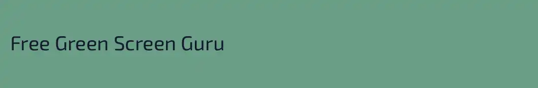 Free Green Screen Guru